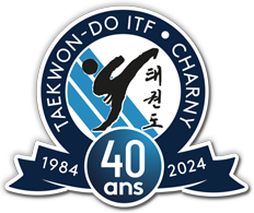 Logo Club de Taekwon-do de Charny - 40e anniversaire